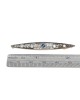 Sapphire and European Diamond Filigree Bar Pin
